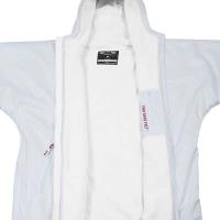 Two Bare Feet Weatherproof Changing Robe & Changing Mat - White / Raspberry Extra Image 2 Preview